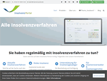 Tablet Screenshot of insolvenz-portal.de